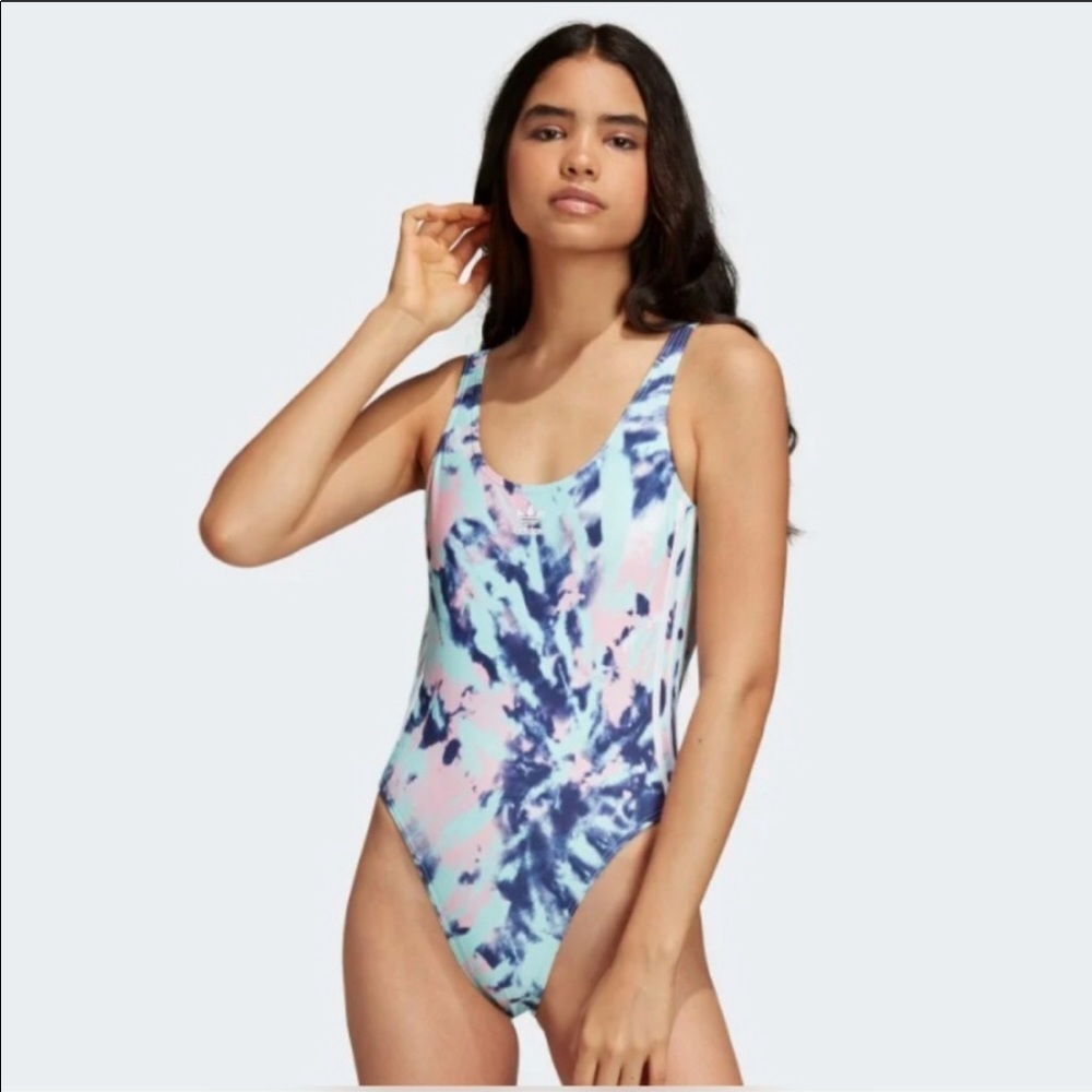 Adidas Teal One Piece Swim Suit